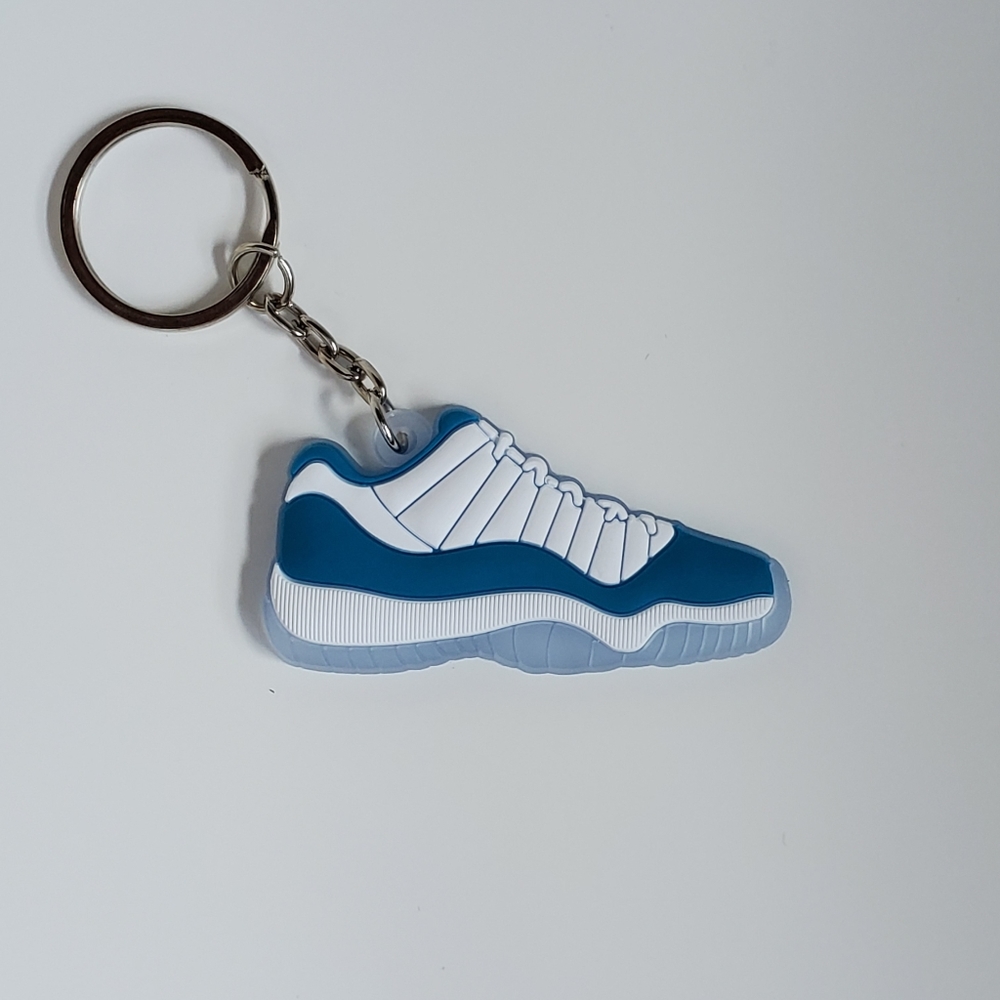 Jordan 11 Shoe Low Rubber Keychain.